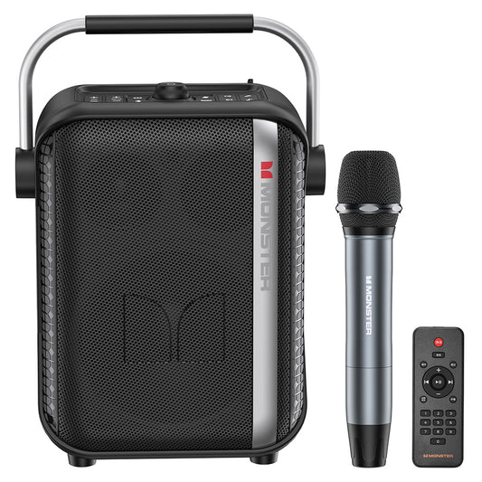 Monster Traveler Mini Portable Bluetooth Speaker Black [M184BK] - My Store