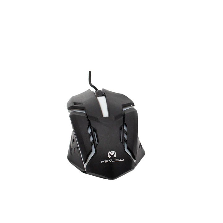 MOS - 379U BK Mikuso Wired Mouse 3 Buttons + 1 Wheel Black - My Store