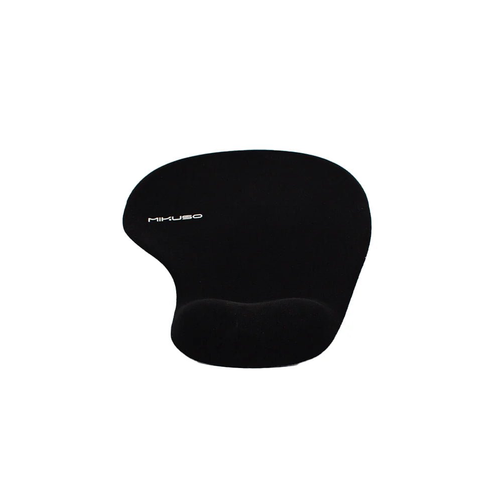 MP - 127 BK Mikuso Mousepad with Wrist pad Black - My Store