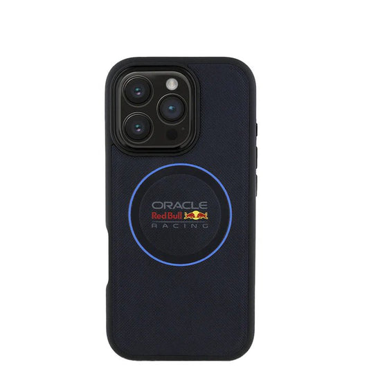 RedBull Racing - Magsafe Meshed Navy IPhone 16 Pro Max Leather Case - My Store