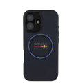 RedBull Racing - Magsafe Meshed Ring Navy IPhone 16 Leather Case - My Store