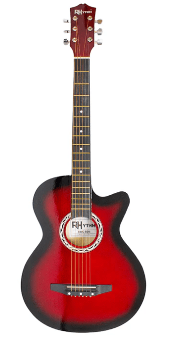 Rhythm Cutaway Acoustic Guitar (Red) - My Store IMS Distribution