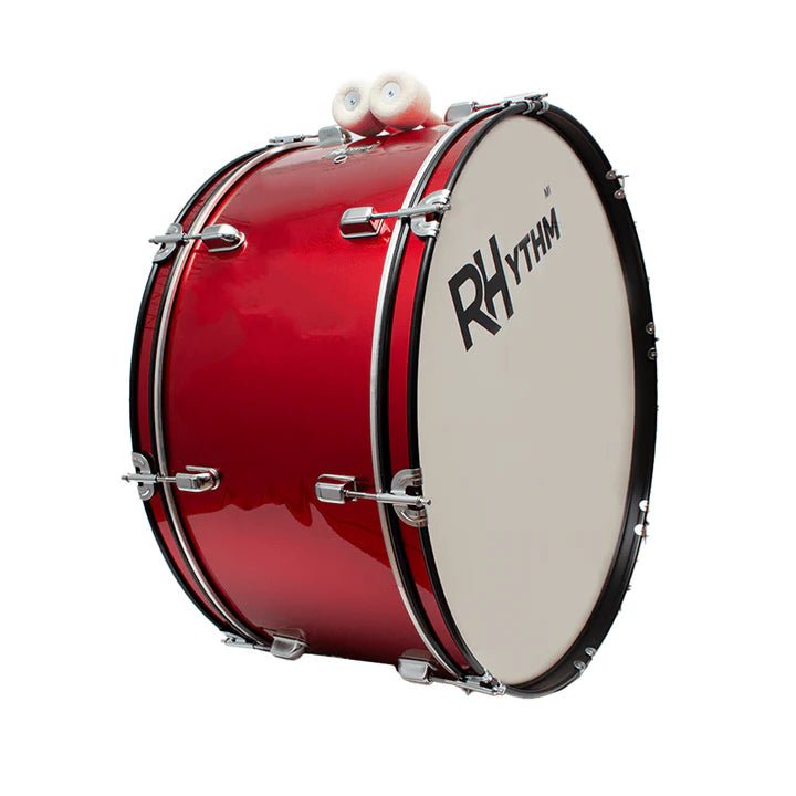 Rhythm MI - NJ01 RD Mi 26X12' Marching Drum Red - IMS Distribution