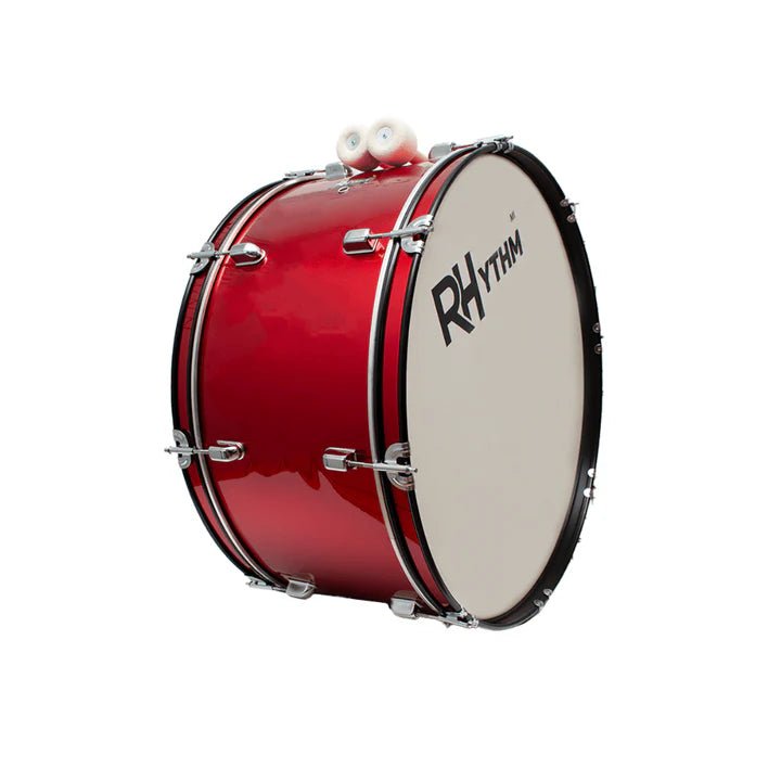 Rhythm MI - NJ01 RD Mi 26X12' Marching Drum Red - IMS Distribution