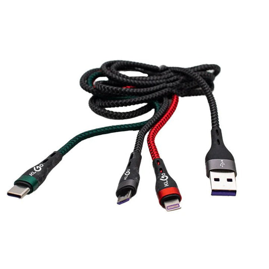 S - 680 KlGo Fast Charging Cable 3in1 - My Store