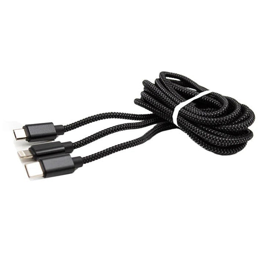 Stewart 3 - in - 1 2.4A Braided Charging Cable [STW - CB113/1.8M] - My Store