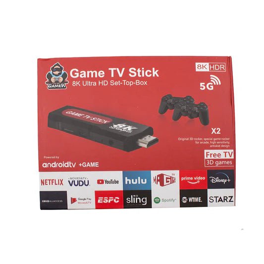 Stewart 8K 5G Ultra HD Game TV Stick Android Media Player - STW - U18 - My Store IMS Distribution