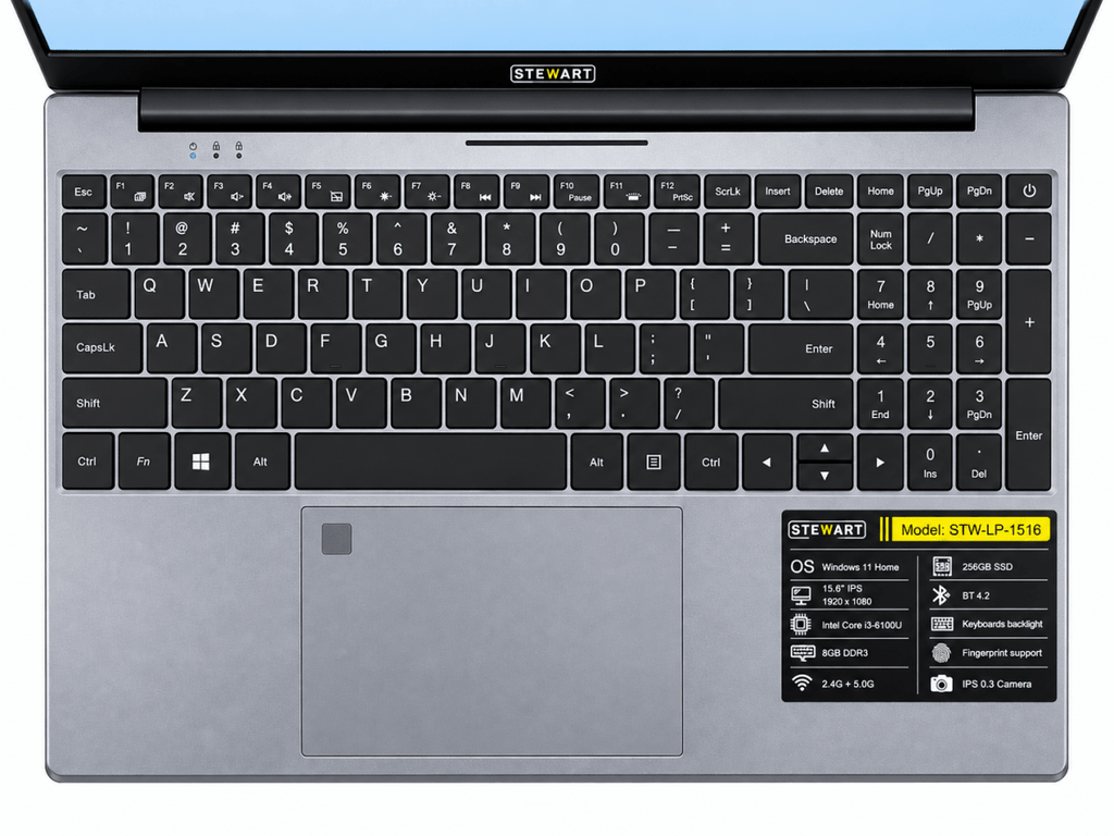 Stewart GY 15.6" Laptop – Intel® Core™ i3-6100U [STW-LP1516] - IMS Distribution