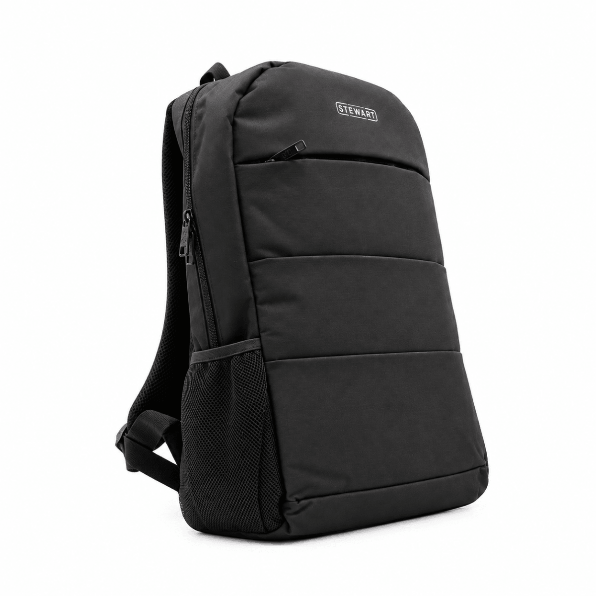 Stewart STW-014 BK 15.6″ Laptop Backpack – Padded Sleeve, Sleek Black | IMS Distribution - IMS Distribution