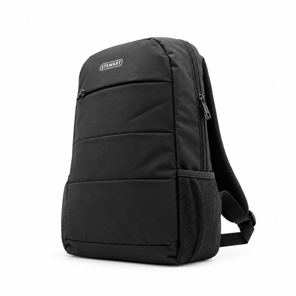 Stewart STW-014 BK 15.6″ Laptop Backpack – Padded Sleeve, Sleek Black | IMS Distribution - IMS Distribution