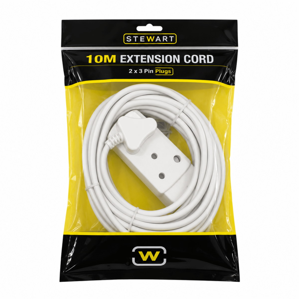 Stewart STW-EC01 10 M Multiple Socket Extension Cord – IMS Distribution - IMS Distribution