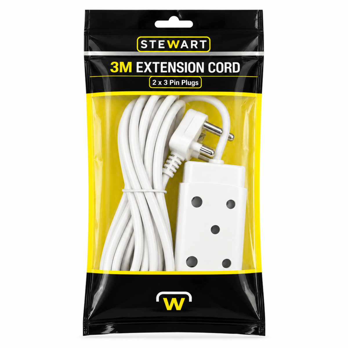 Stewart STW-EC01 3M Multiple Socket Extension Cord – IMS Distribution - IMS Distribution