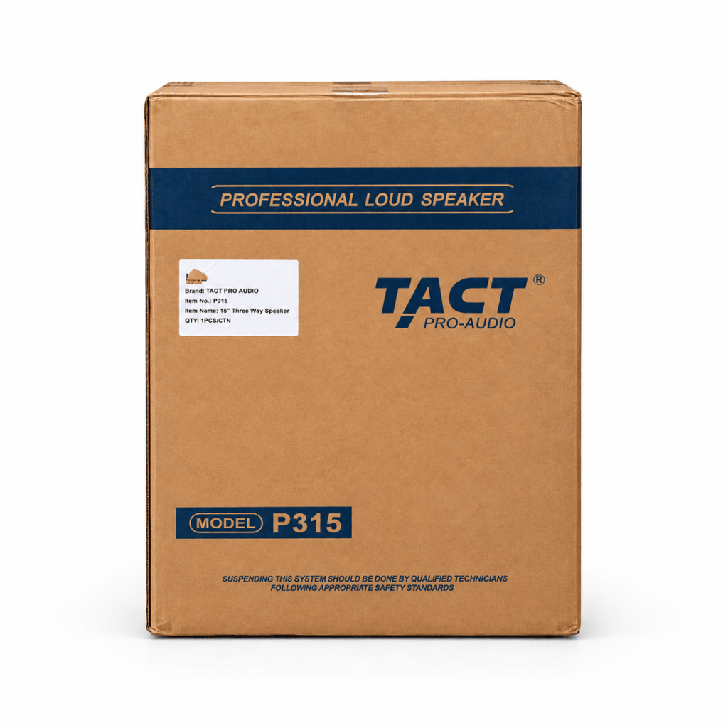 Tact Pro Audio Single 15'' Three Way Speaker P315 - IMS Distribution