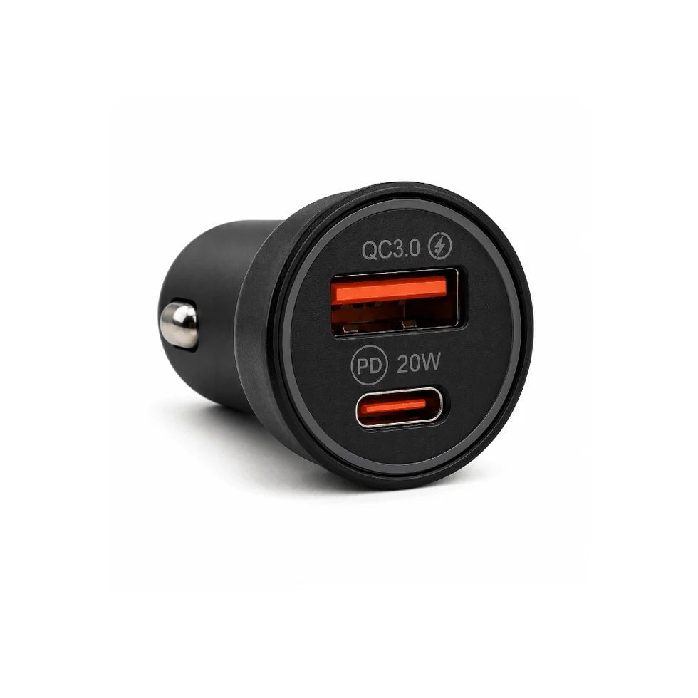TC-02BK KlGo USB-CPD Car Charger Black - IMS Distribution