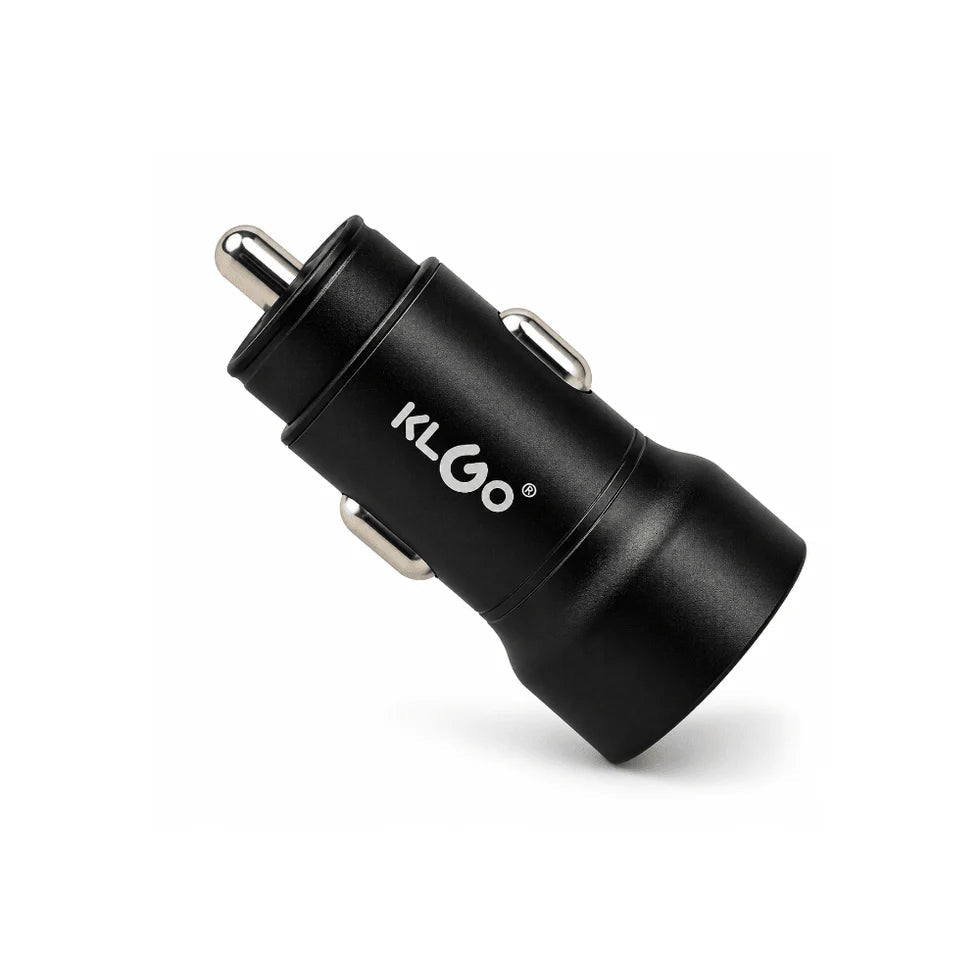TC-02BK KlGo USB-CPD Car Charger Black - IMS Distribution