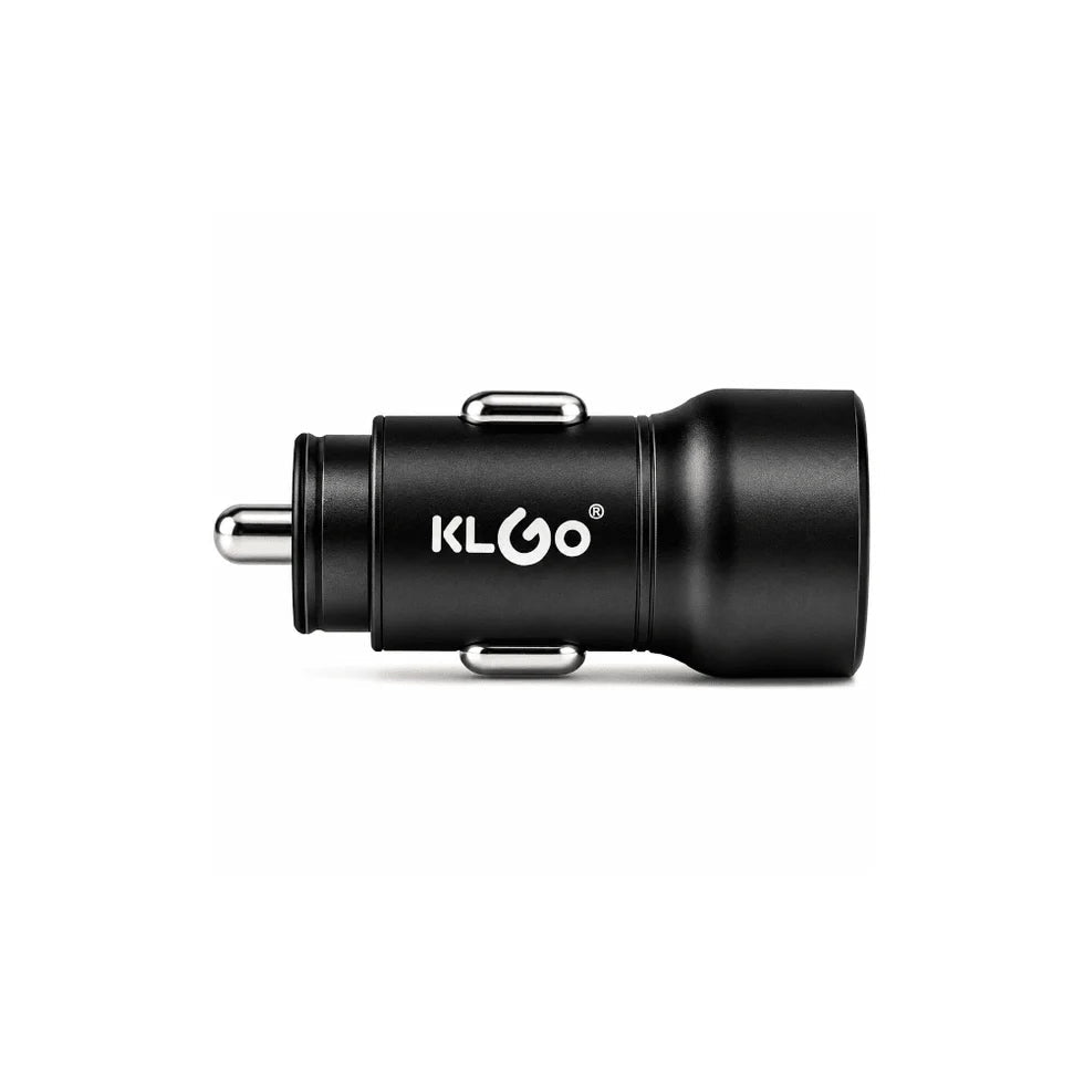 TC-02BK KlGo USB-CPD Car Charger Black - IMS Distribution