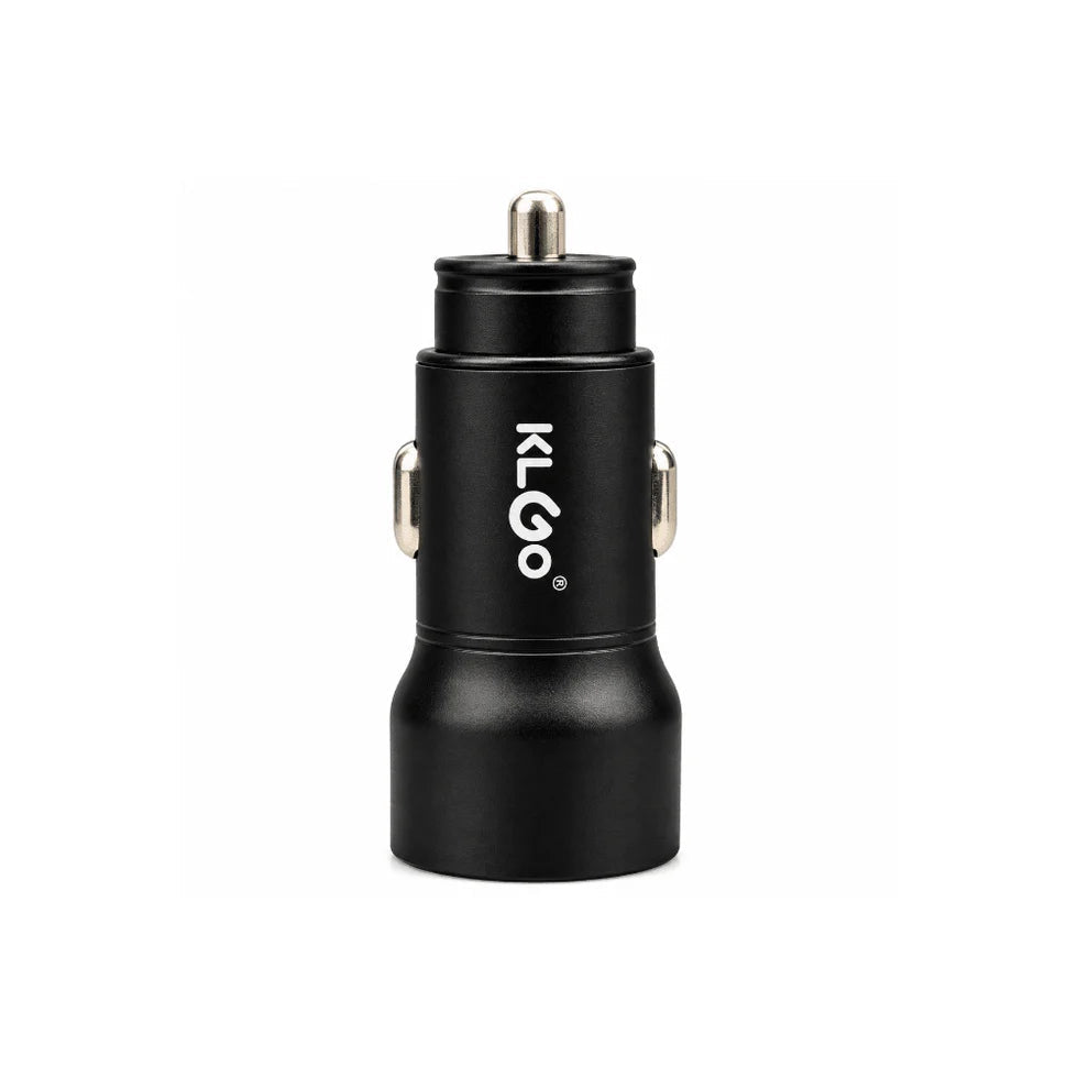 TC-02BK KlGo USB-CPD Car Charger Black - IMS Distribution