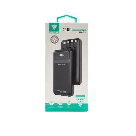 Tecnix 10000mAh Power Bank [PWB - 127 BK] - My Store