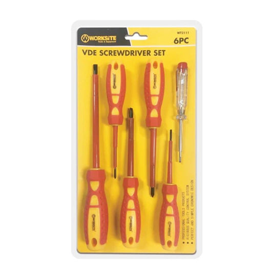 WorkSite 6pcs Screwdriver Set [WT2111] - My Store